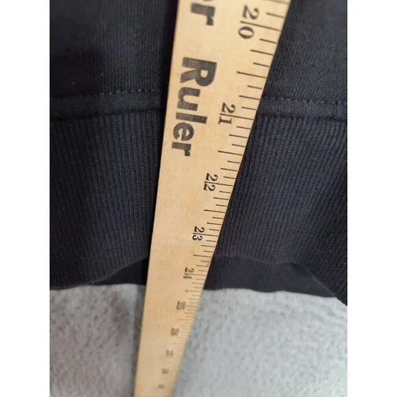 Preme Prism Rainbow Embroidered Crew Neck Pullover Sweatshirt Black Men's Large - Picture 9 of 11